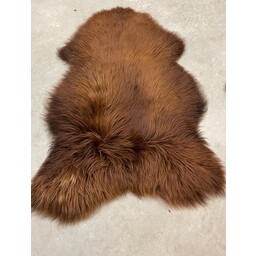 Sheepskin rusty brown