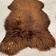 Sheepskin rusty brown