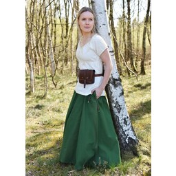 Medieval skirt Melisende, green