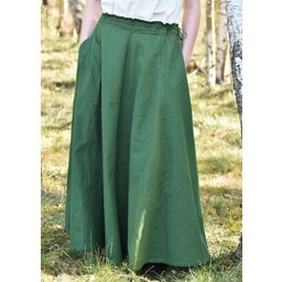 Medieval skirt Melisende, green