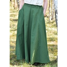 Medieval skirt Melisende, green