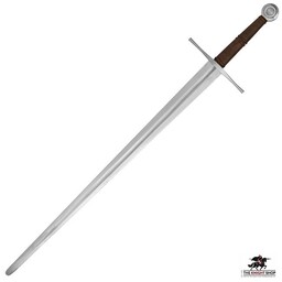 Hand-and-a-half sword, battle-ready (blunt 3 mm) tempered