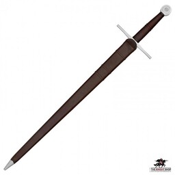 Hand-and-a-half sword, battle-ready (blunt 3 mm) tempered