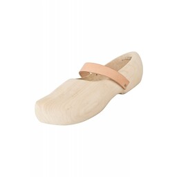 Clogs with leather band