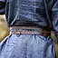 Double belt Ubbe, dark brown