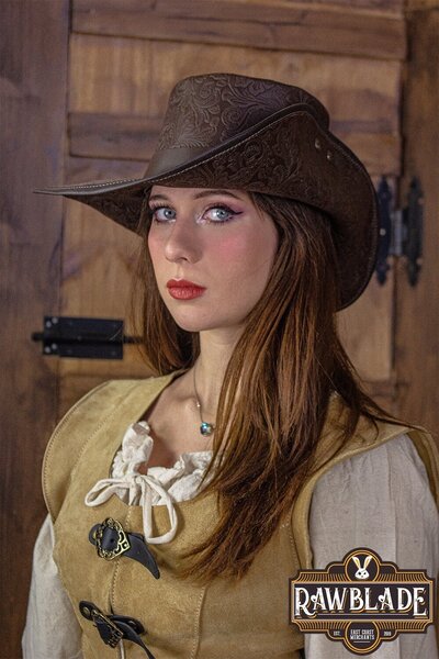 Corsair hat, deluxe, brown