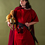 Medieval cloak Karen red