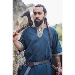 Celtic tunic, short sleeves, blue