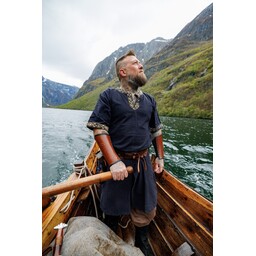 Celtic tunic, short sleeves, black