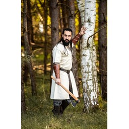 Celtic tunic, short sleeves, cream