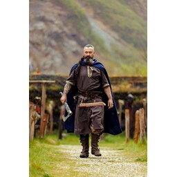 Celtic tunic, short sleeves, dark brown