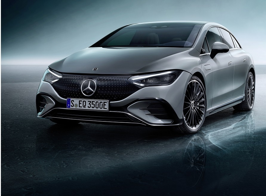 De elektrische Mercedes E-klasse