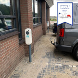 Shell Recharge Business dubbel op paal