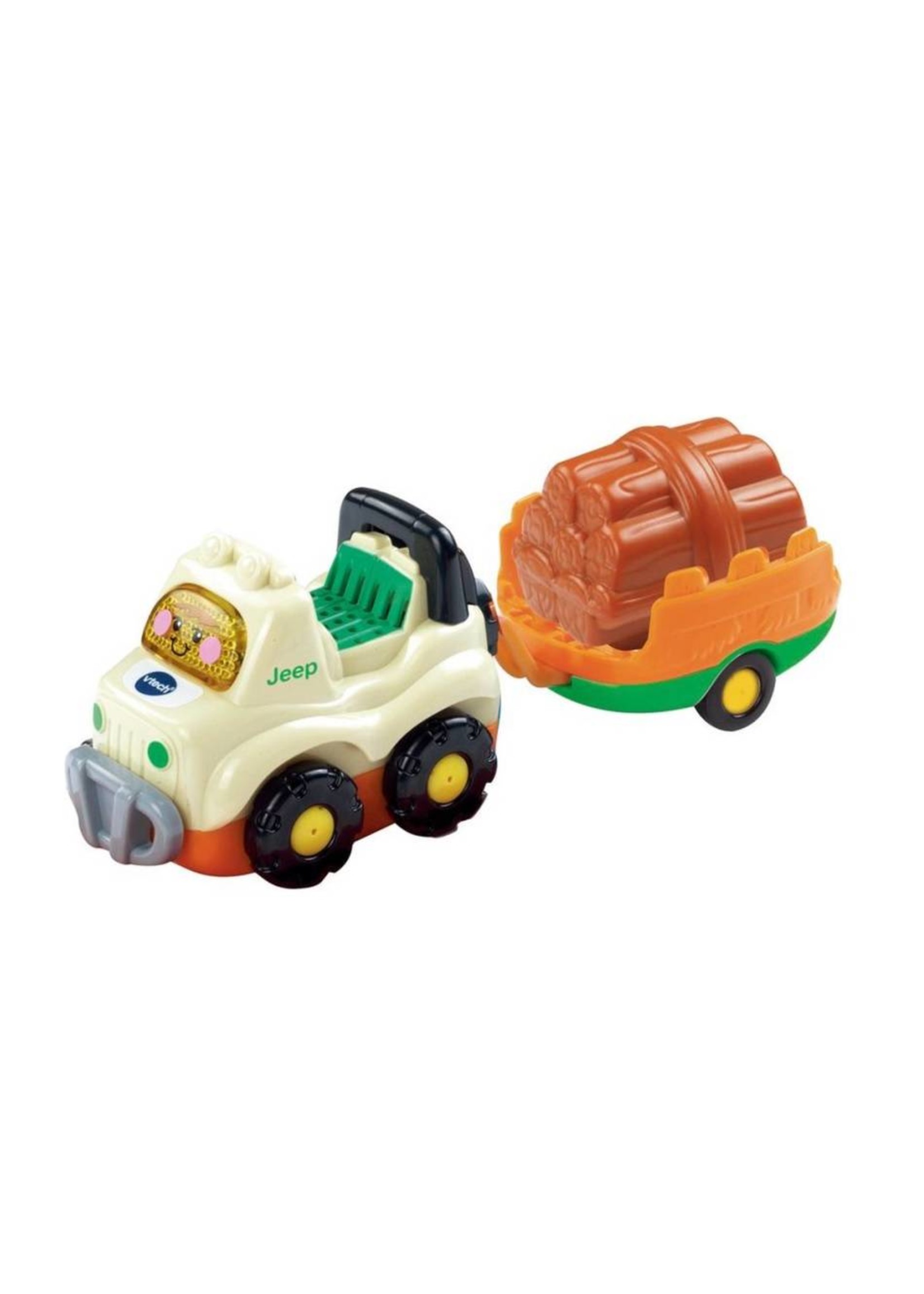 Vtech Toet Toet Auto's Jimmy Jeep + Aanhanger +12m