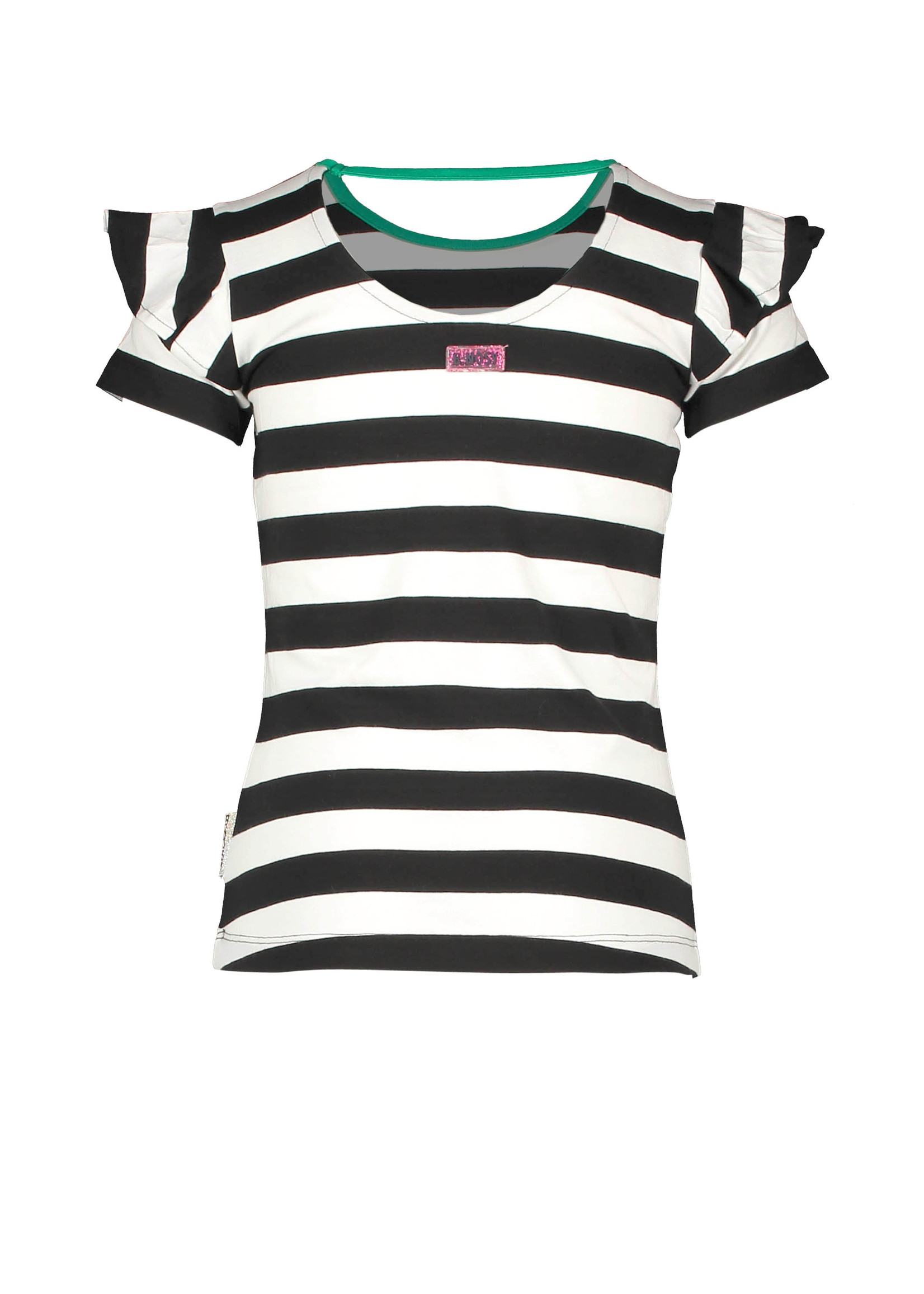 B.nosy Shirt Cheer Black White Stripe