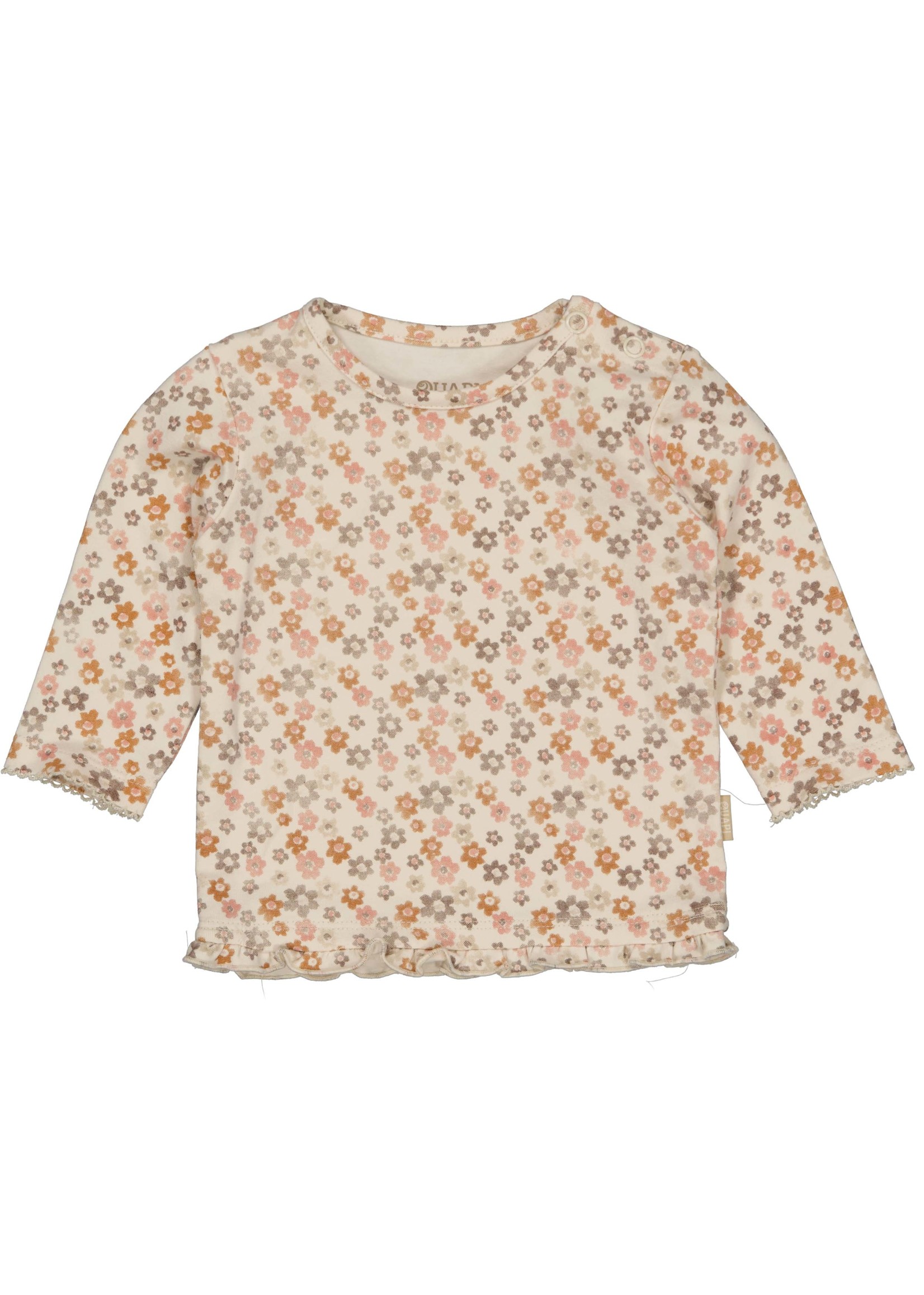 Quapi Longsleeve Rhea AOP Creme Flowers