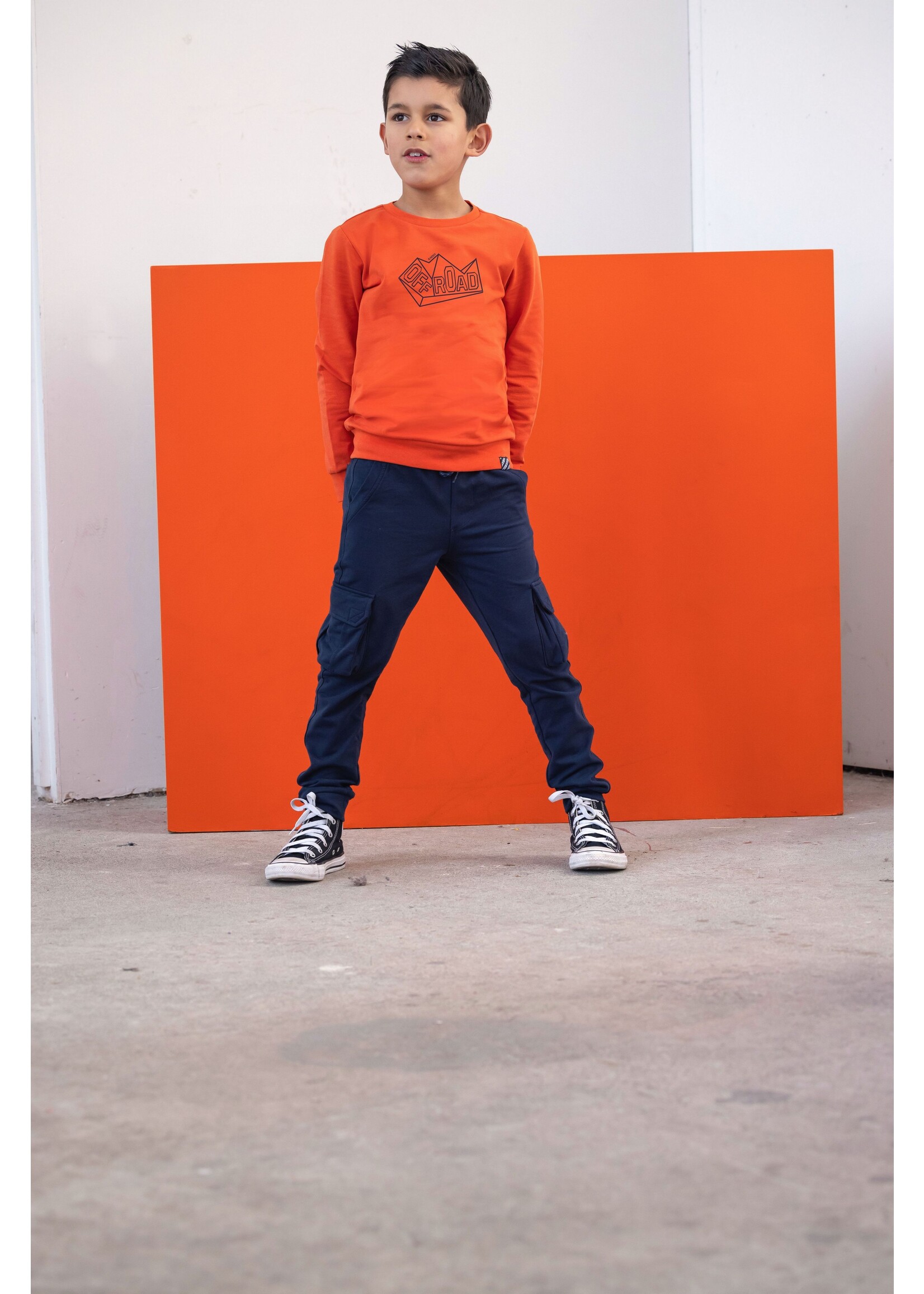 B.nosy Sweater Olivier Pumpkin Orange