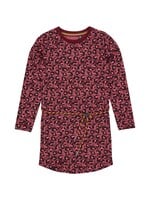 Quapi Jurk Adella AOP Pink Rose Leopard