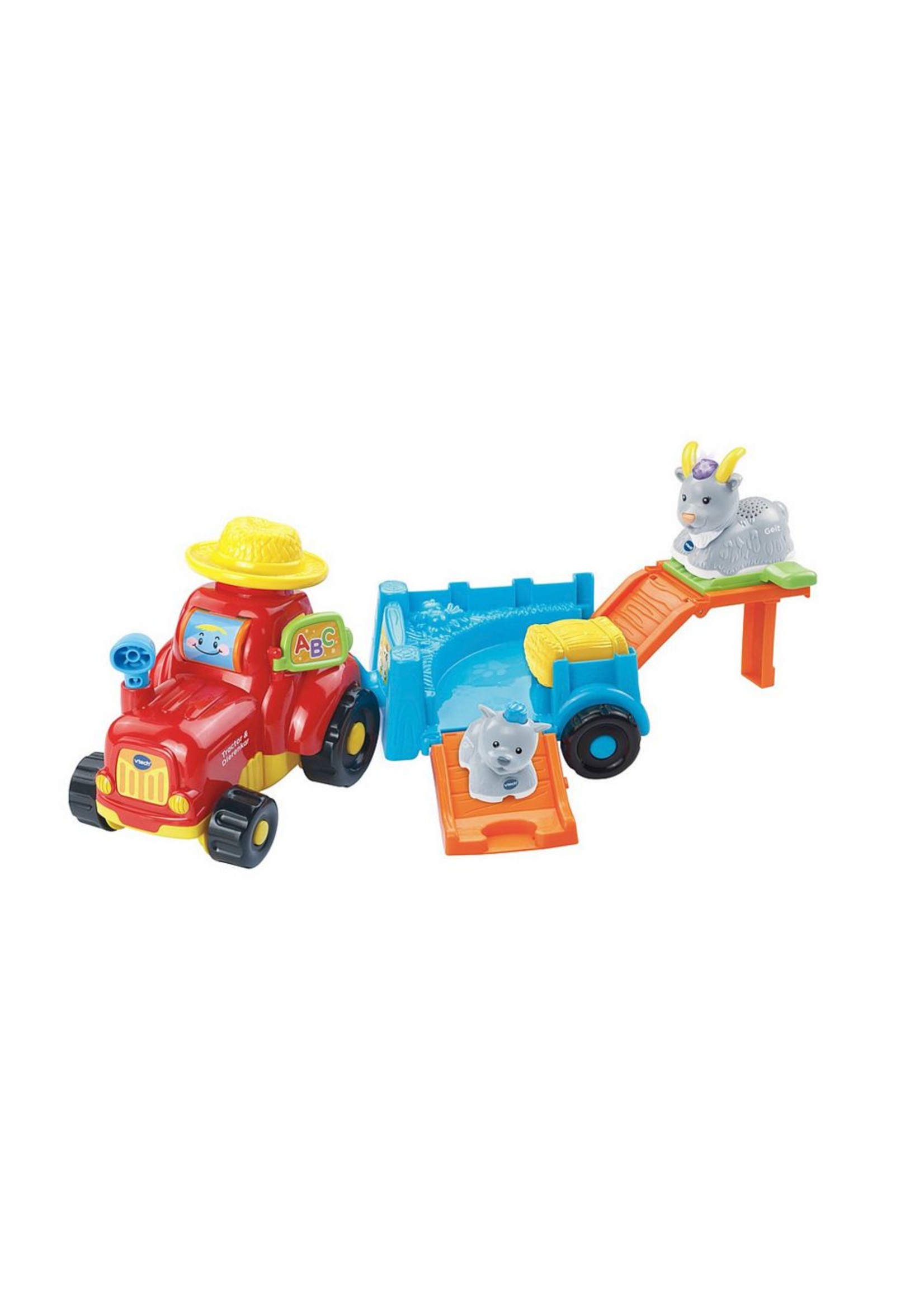 negatief Hymne Kaal Vtech Zoef Zoef Dieren Tractor & Dierenkar +12m - Romkje