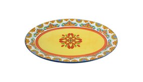 Ovale Spaanse schaal