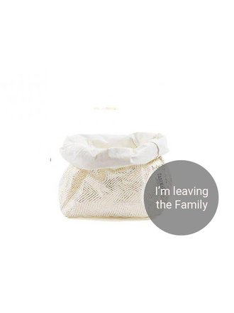 UASHMAMA® VENDRE! Sac en papier imprimé moderne blanc / or UASHMAMA® VENDRE! Sac en papier imprimé moderne blanc / or