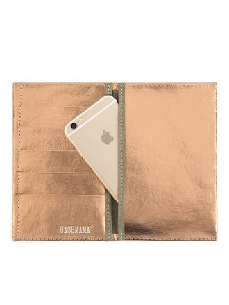 UASHMAMA® Portefeuille Original Métallique