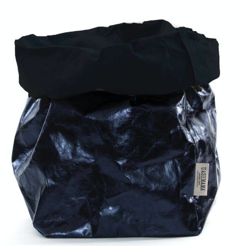 UASHMAMA® Paper Bag Dark Blue & Petrolio