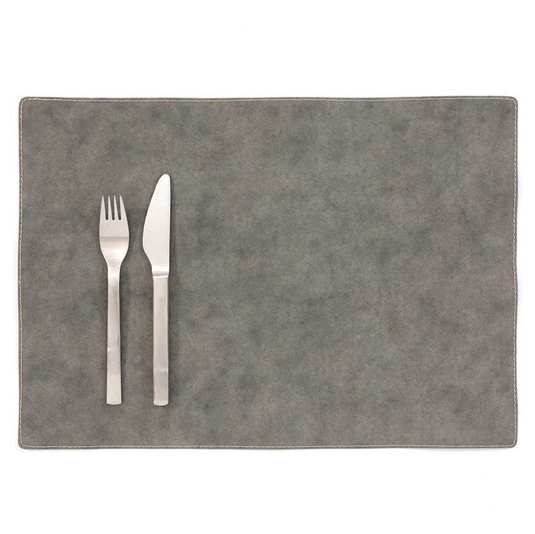 UASHMAMA® Placemat Dark Grey