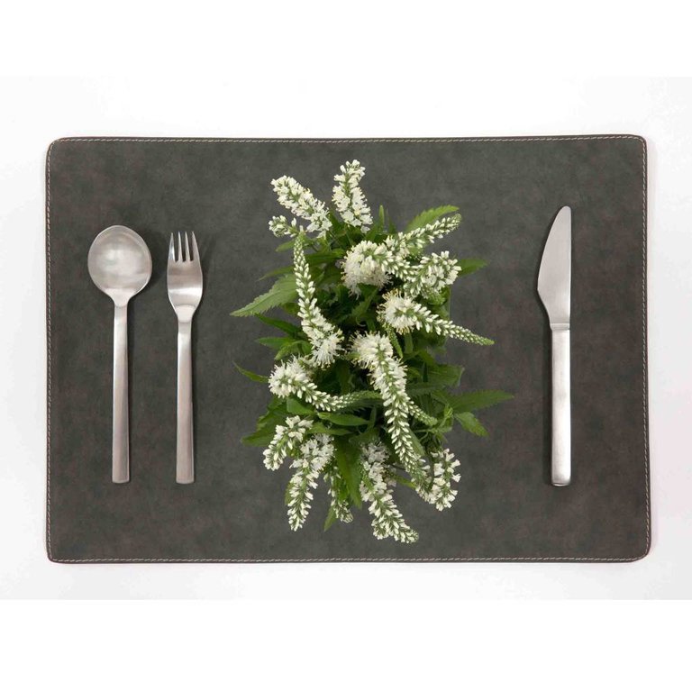 UASHMAMA® Placemat Dark Grey