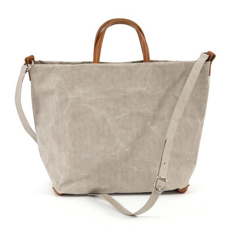 UASHMAMA® Sac à main tout gris