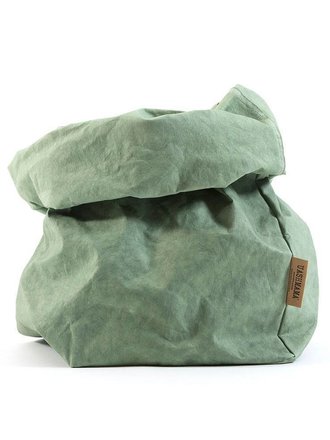UASHMAMA® Sac en papier vert menthe UASHMAMA® Sac en papier vert menthe