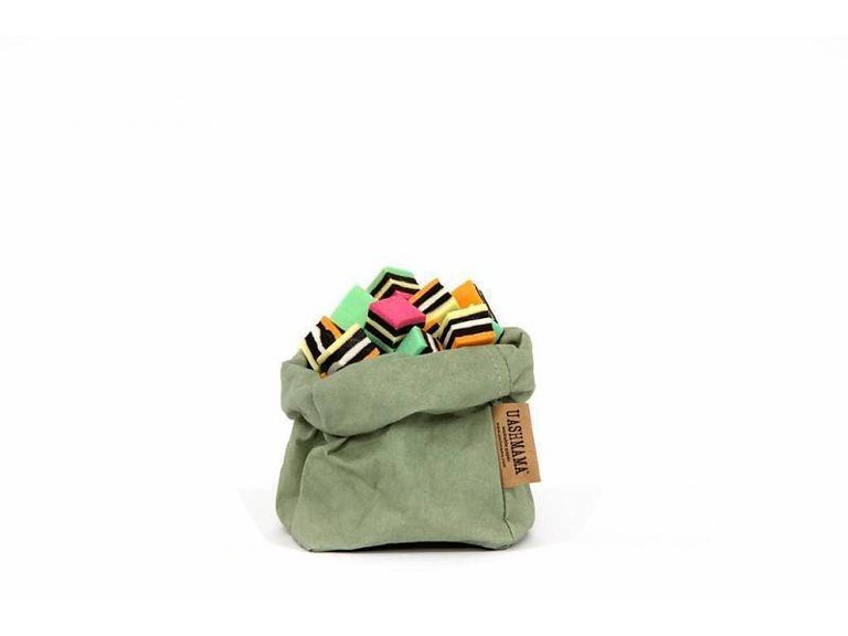 UASHMAMA® Sac en papier vert menthe