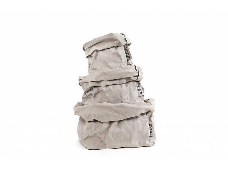 UASHMAMA® Paper Bag Grey