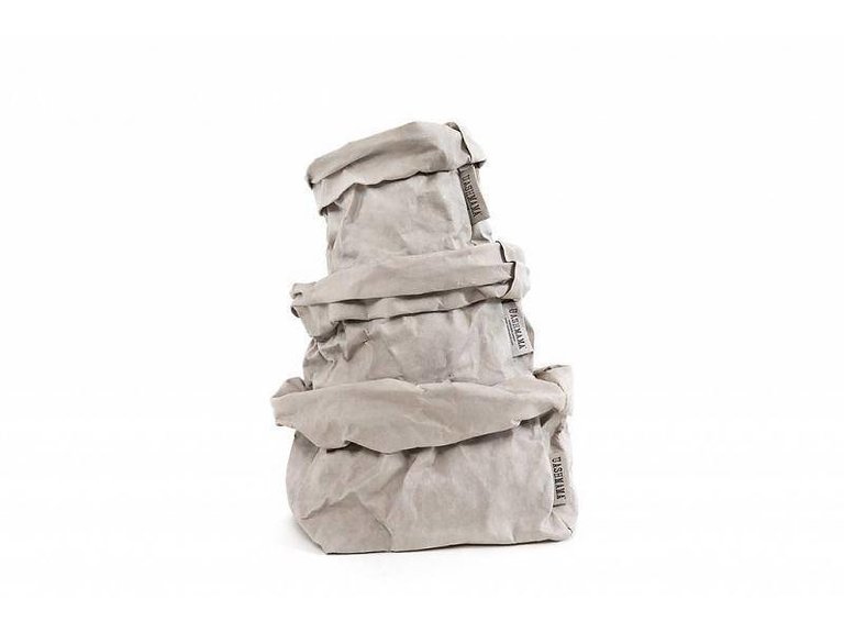 UASHMAMA® Sac de papier gris