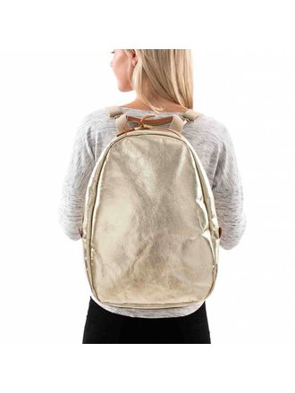 UASHMAMA® Sac à dos Memmo Champagne Gold UASHMAMA® Sac à dos Memmo Champagne Gold