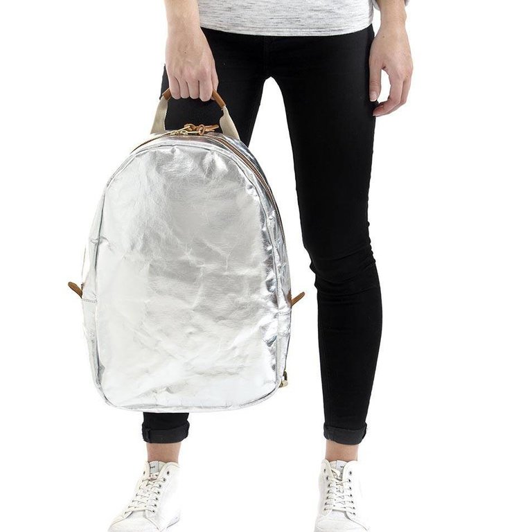 UASHMAMA® Memmo Backpack Silver