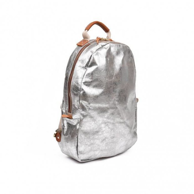 UASHMAMA® Memmo Backpack Nuvola Grey/Silver