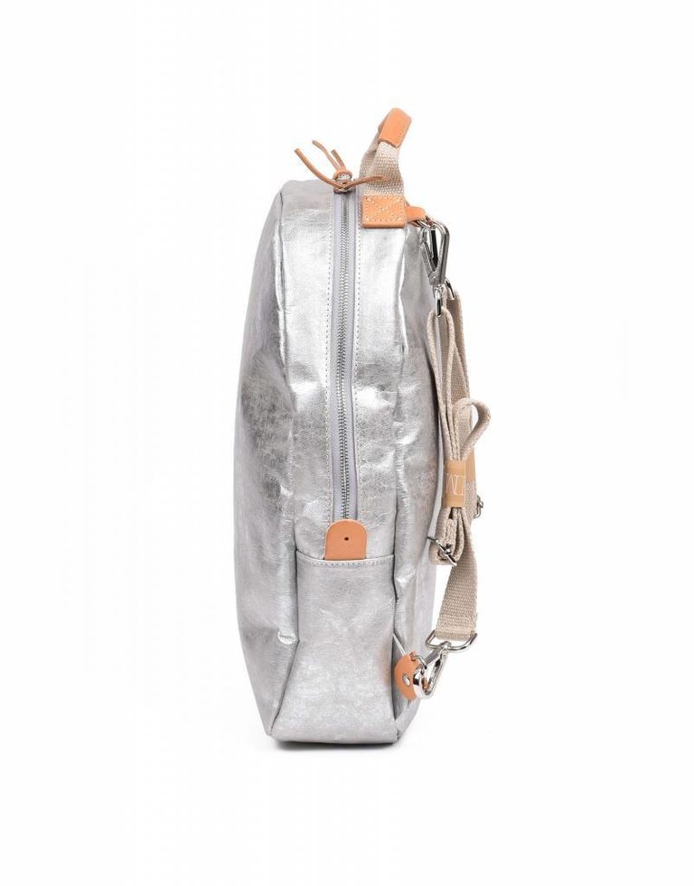 UASHMAMA® Memmo Backpack Nuvola Grey/Silver