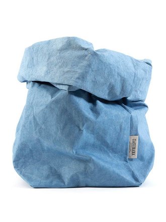 UASHMAMA® Sac en papier Indigo UASHMAMA® Sac en papier Indigo