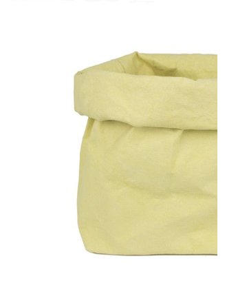 UASHMAMA® Sac en papier jaune clair