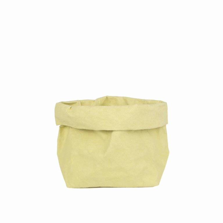 UASHMAMA® Sac en papier jaune clair