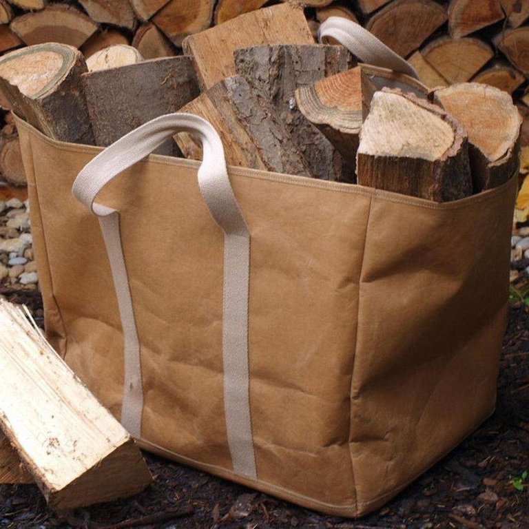 UASHMAMA® Wood Bag Natural