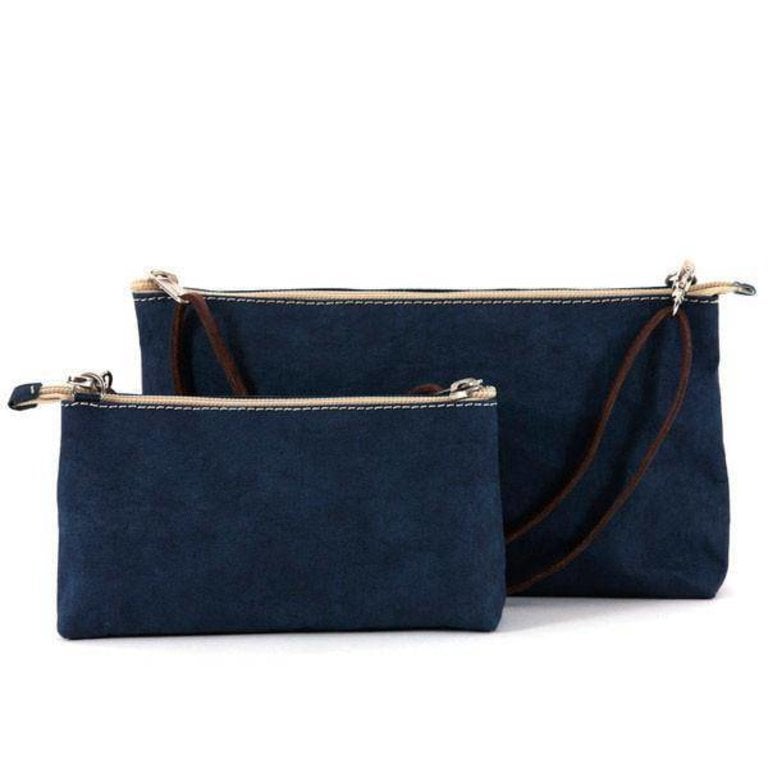 UASHMAMA® Handbag La Busta Dark blue