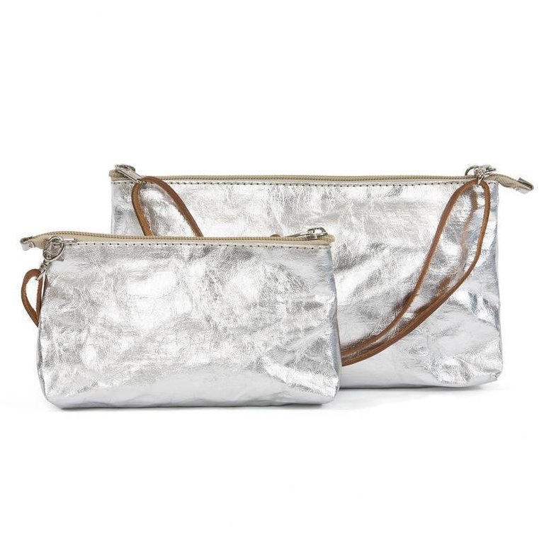 UASHMAMA® Handbag La Busta Silver