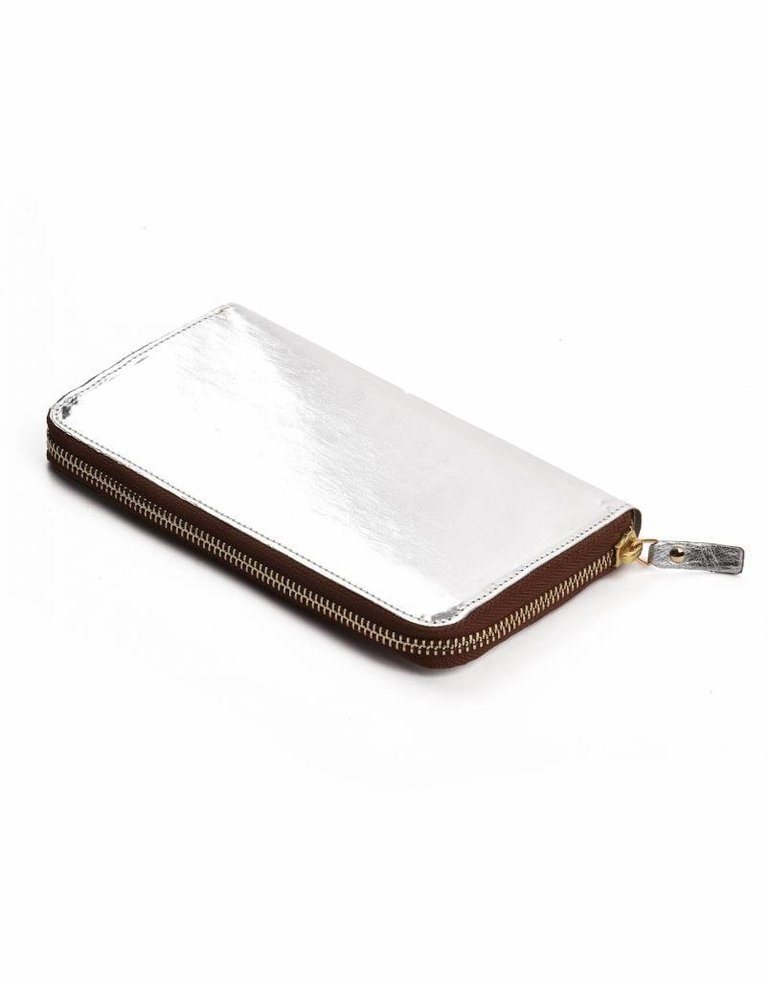 UASHMAMA® Vita Wallet Zip Metallic