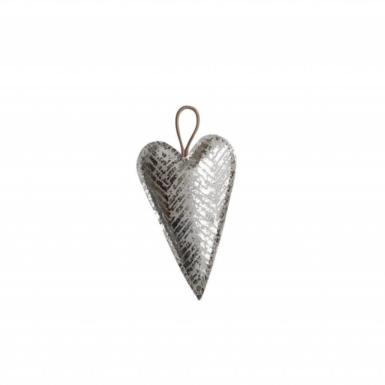 UASHMAMA® Deco Heart Print Small Grey/Silver