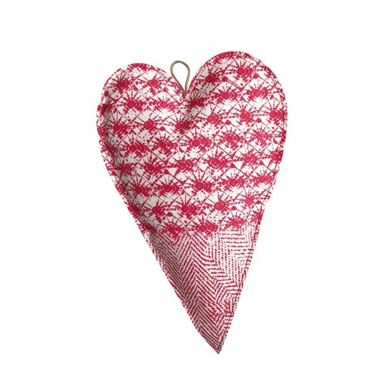 UASHMAMA® Deco Coeur Imprimer Grand Blanc / Toscana