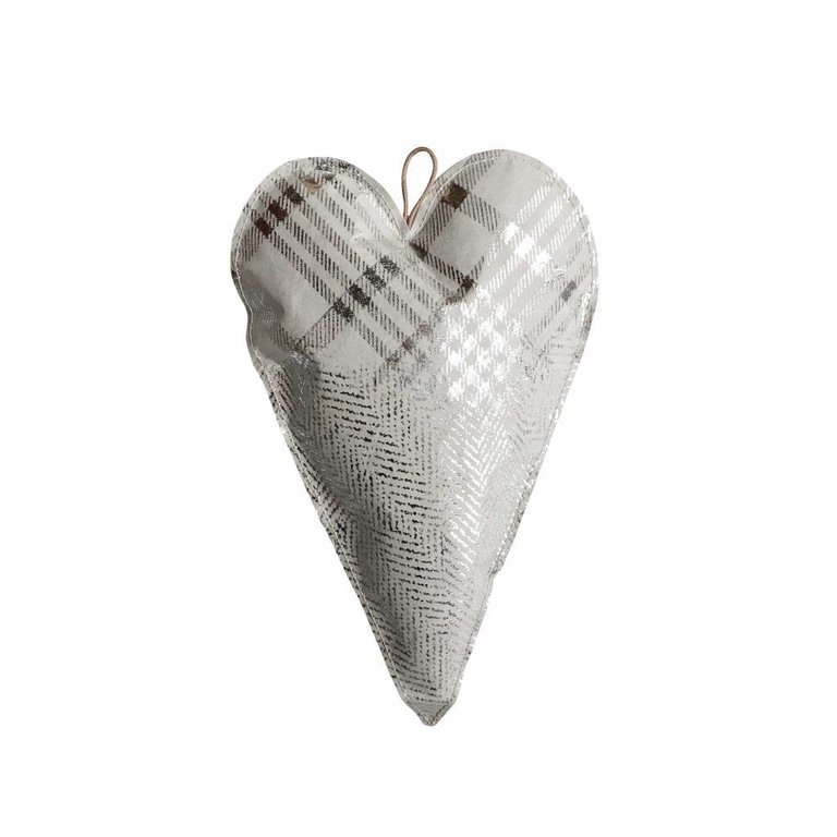 UASHMAMA® Deco Heart Large Print Grey/Silver