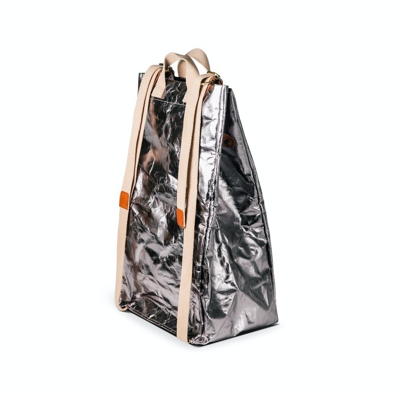 UASHMAMA® Laundry Bag Zaino (Backpack)  Metallic