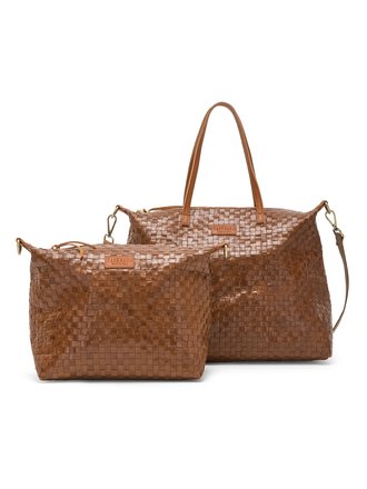 UASHMAMA® Sac Gemma Tressé Cuoio-Châtaigne UASHMAMA® Sac Gemma Tressé Cuoio-Châtaigne